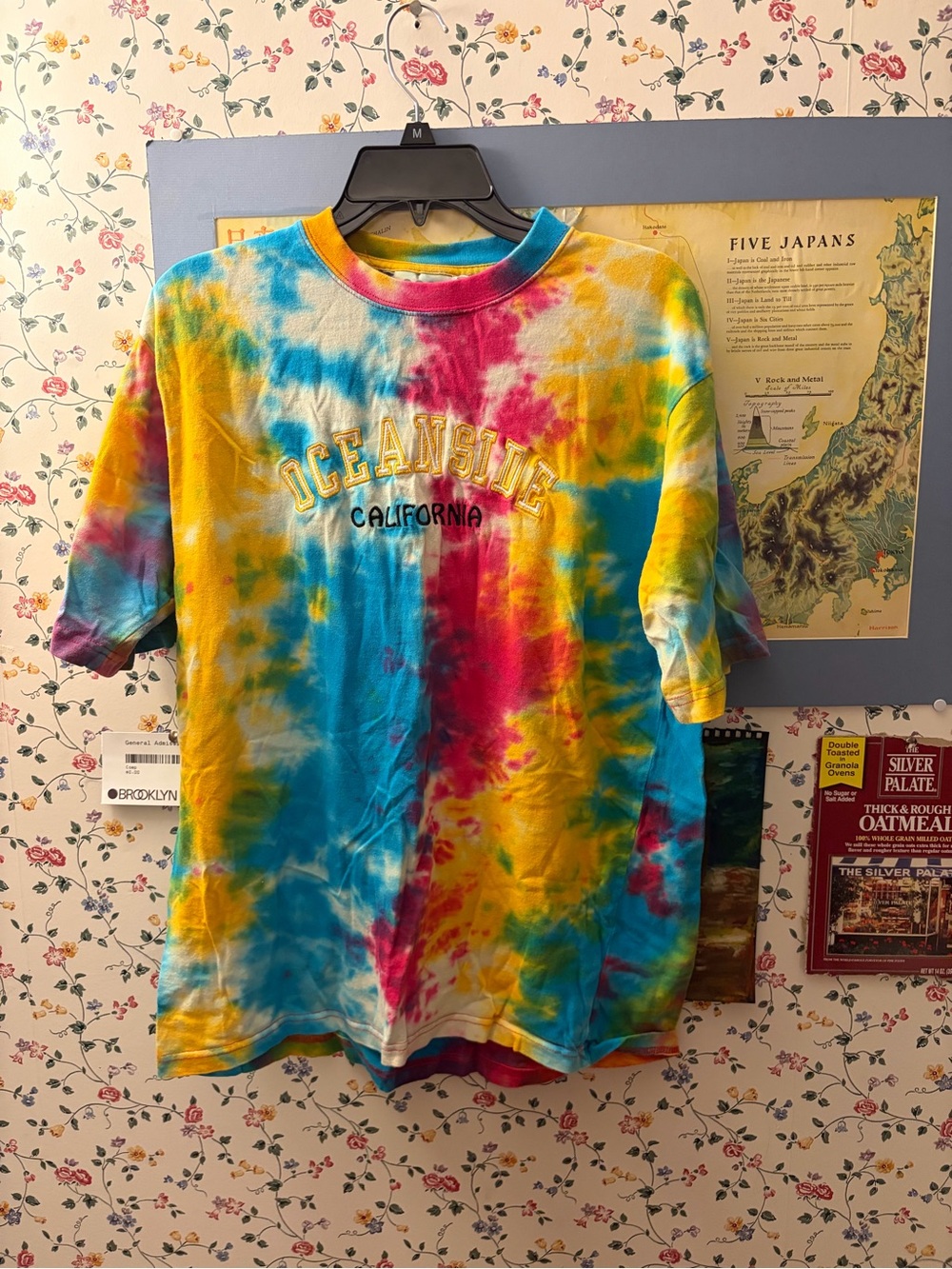 Tie-Dye 'Oceanside California' T-Shirt - Multicolor